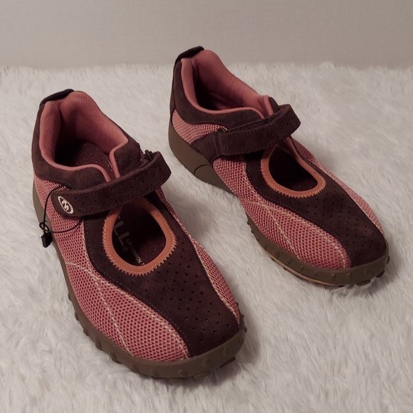 MERRELL Mini Moc Kids Sz 4, Sprint Jump Kids,  Rose Brown, Performance Shoe, New - Picture 12 of 16